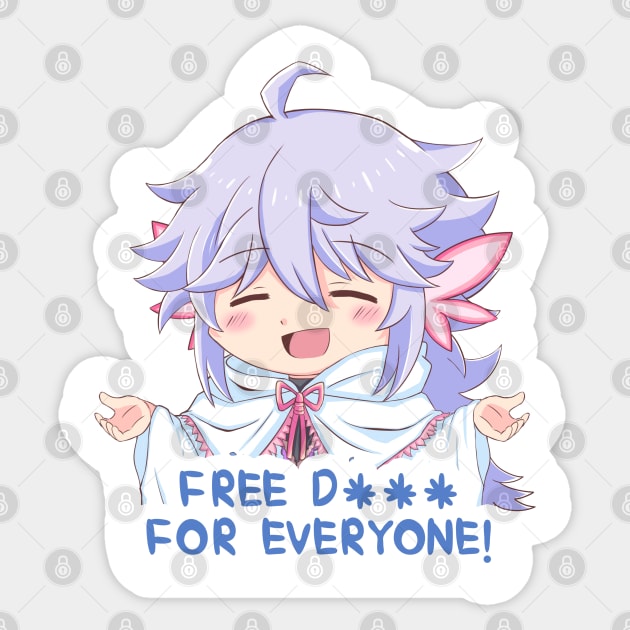 Merlin's Free Service~! Sticker by Karrarin